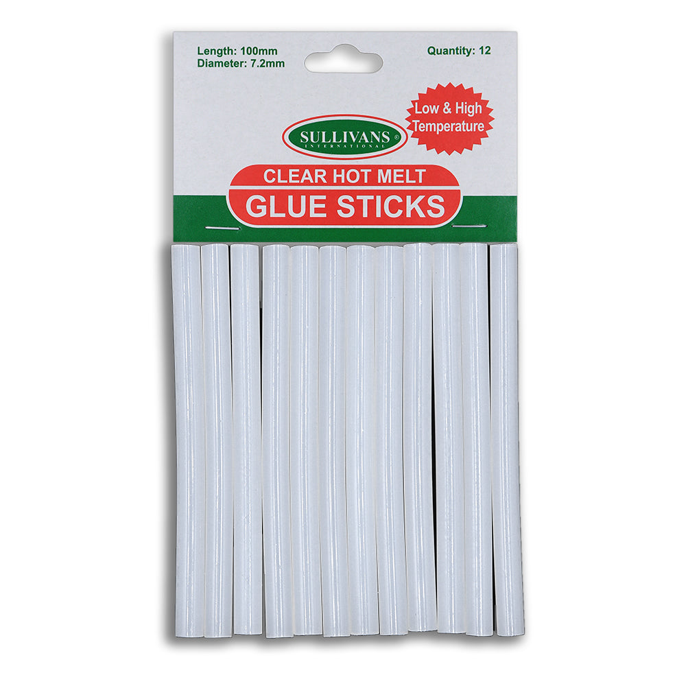 Sullivans Glue Sticks Set, 100mm- 12pk – Lincraft