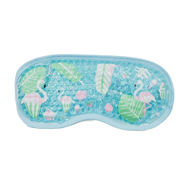 Hot/Cold Eye Mask, Flamingo Print