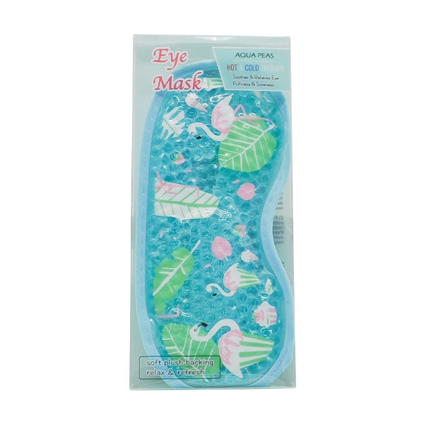 Hot/Cold Eye Mask, Flamingo Print