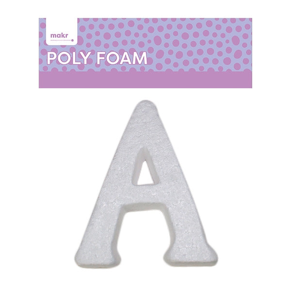 Makr Polyfoam, Uppercase A- White