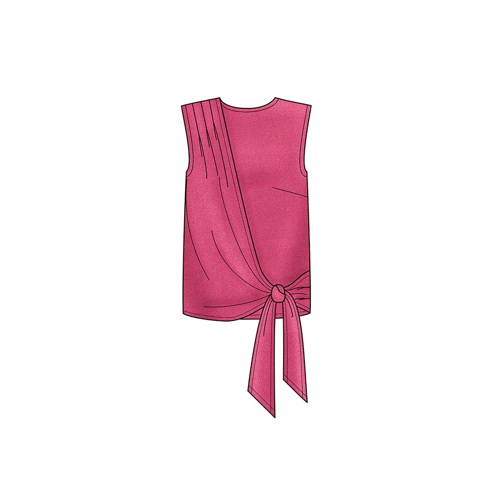 Newlook Pattern N6651 Misses' Button Front Dress With Elastic Waist