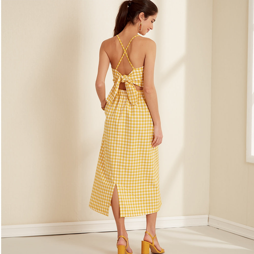 Newlook Pattern N6655 Misses' Dress In Two Lengths With Sleeve Variations