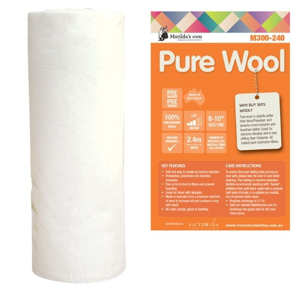 Matilda's Own Pure Wool Batting