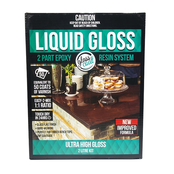 Craftsmart Glass Coat Liquid Gloss, 2L