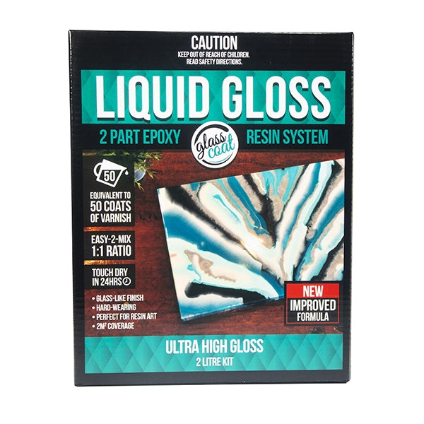 Craftsmart Glass Coat Liquid Gloss, 2L