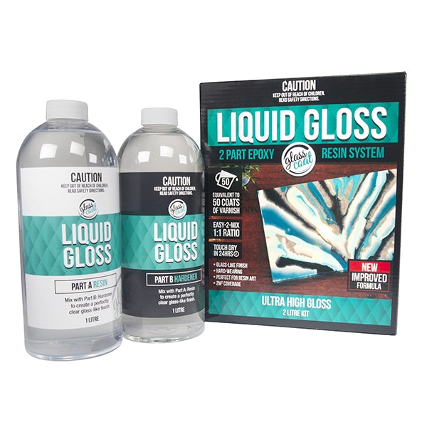 CRAFTSMART Liquid Gloss 2 Part Epoxy Resin Kit 