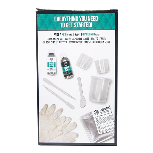 Craftsmart Glass Coat Liquid Gloss Starter Kit