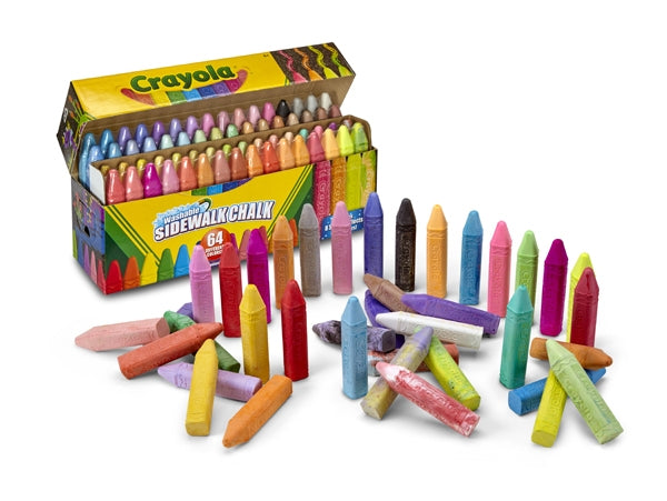 Crayola Washable Sidewalk Chalks, 12pk