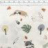 Sweety Twills Fabric, White Sloths- Width 160cm