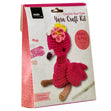 DIY Crochet Animal Kit, Flamingo- 11x22cm