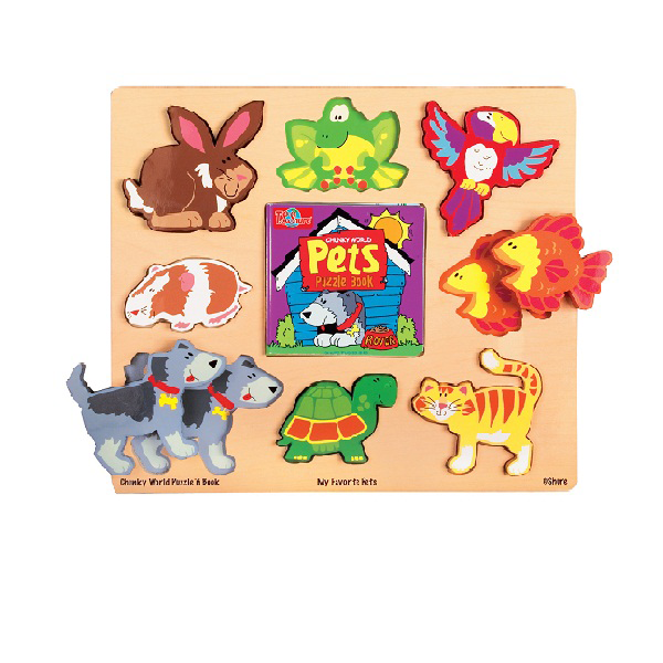 Chunky World Puzzle Book, My Favourite Pets