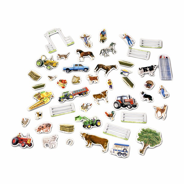 T.S. Shure Magnetic Tin Play Set, Farm