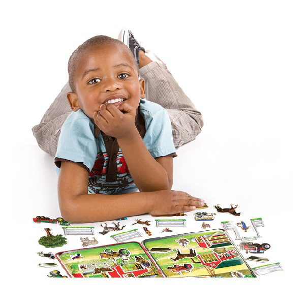 T.S. Shure Magnetic Tin Play Set, Farm