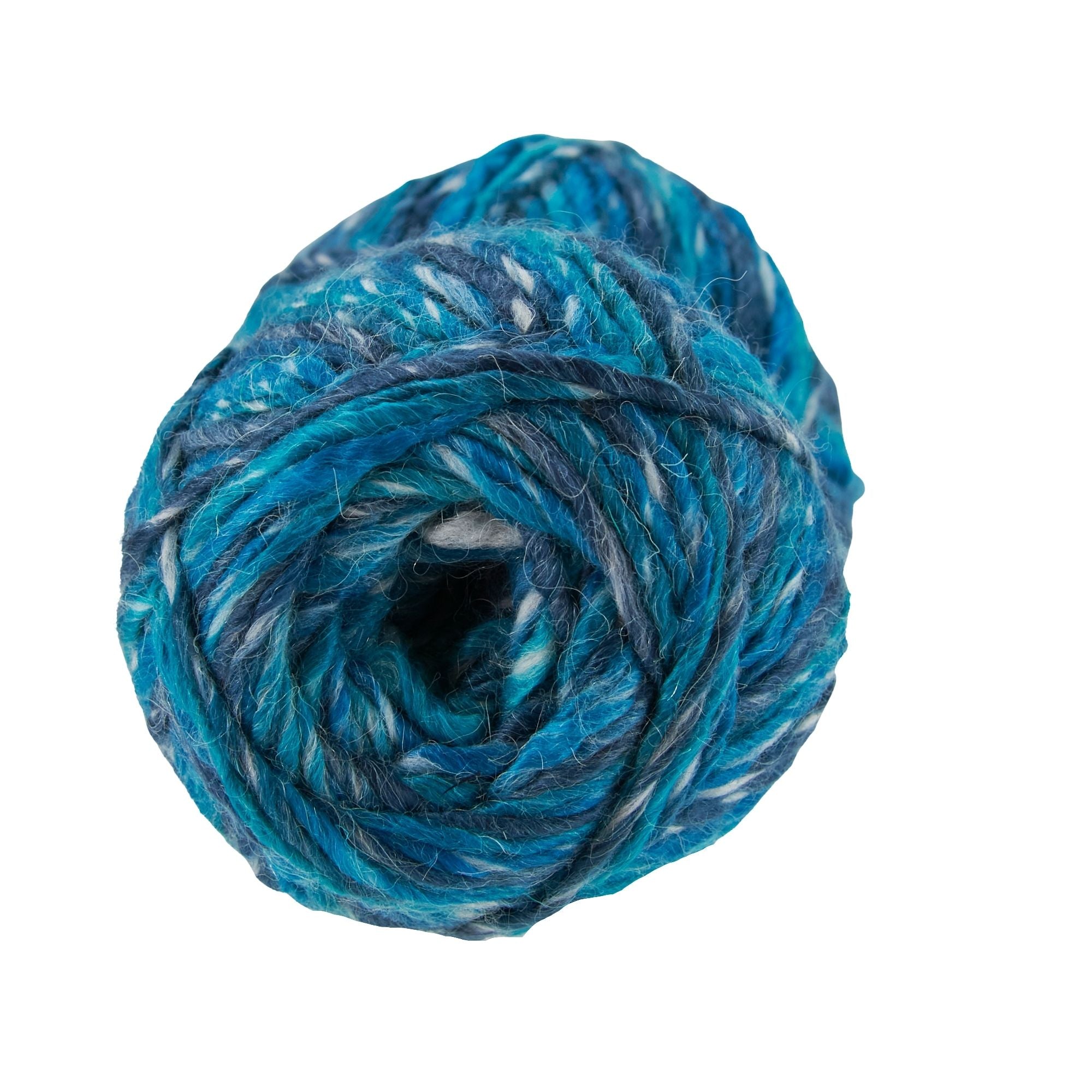 Makr Crystal Crochet & Knitting Yarn, Crystal Blue 250g Lincraft