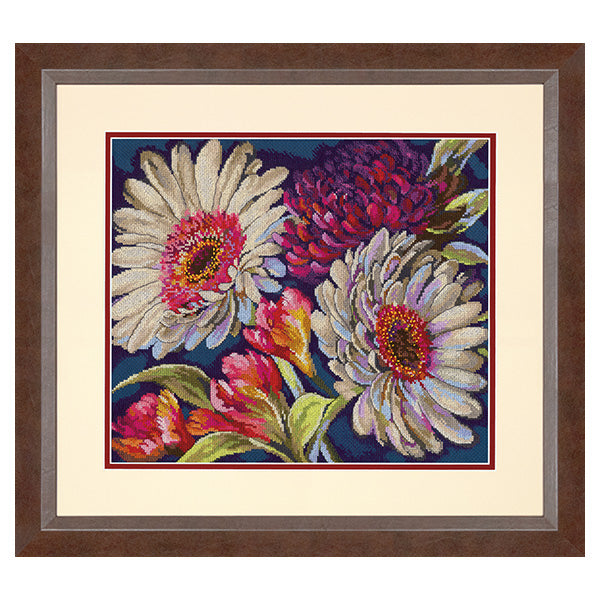 Dimensions Stitch Kits, Fabulous Floral