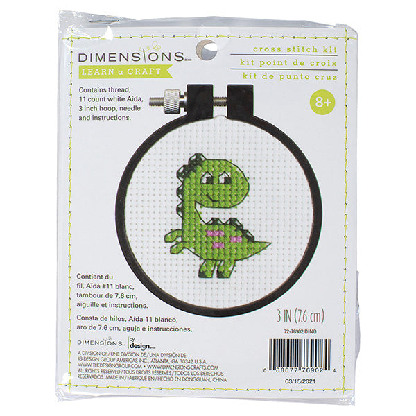 Dimensions Stitch Kits, Dinosaur