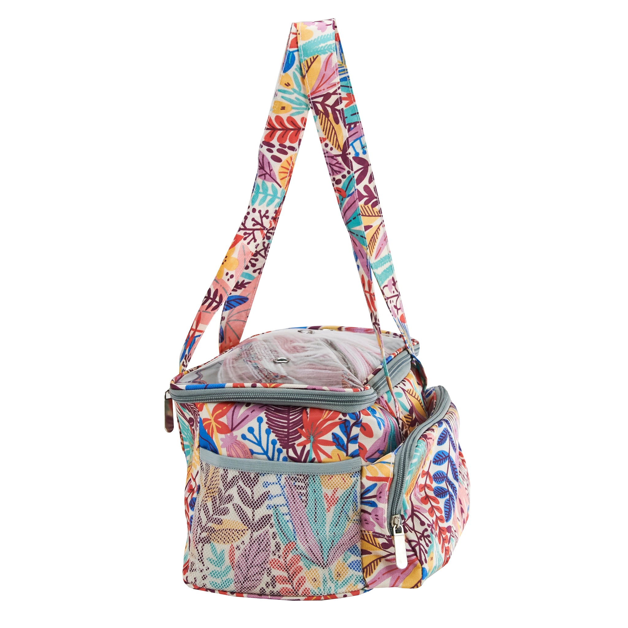 Knitting Storage Bag, Bright Fern 38x19x18cm Lincraft