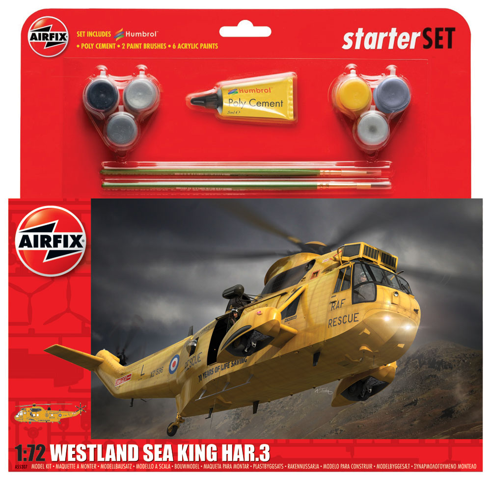Airfix Large Starter Set, Westland Sea King Har.3