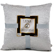 Lena 2pk Decorative Cushions, Silver- 45x45cm