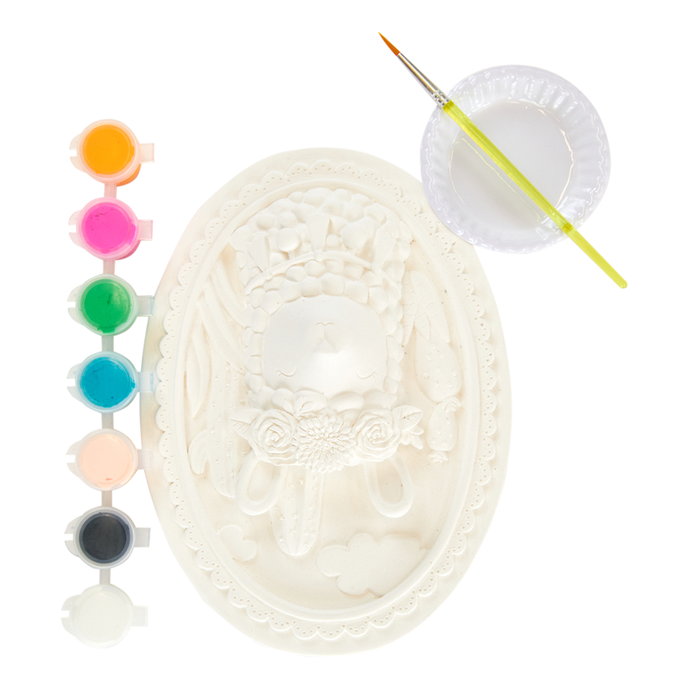 Little Makr 3D Plaster Llama Plaque