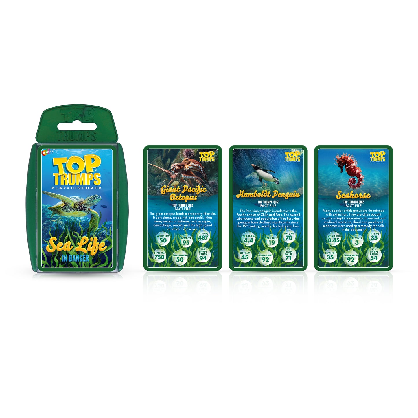 Top Trumps Cards, Sea Life in Danger