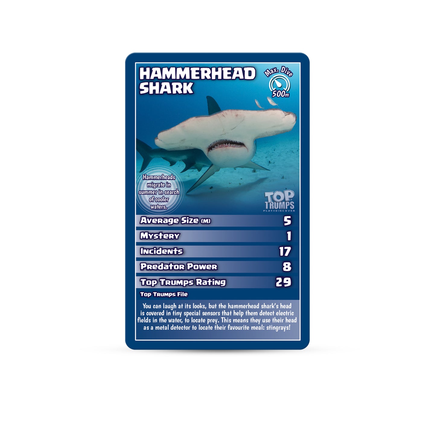 Top Trumps Cards, Sharks