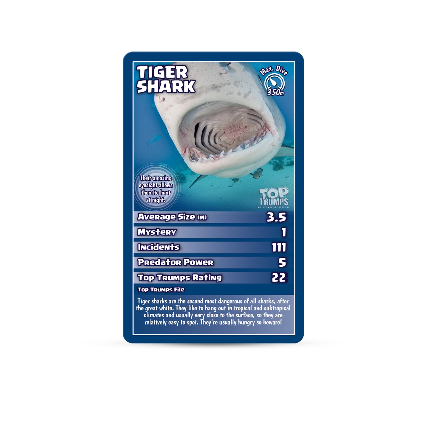 Top Trumps Cards, Sharks