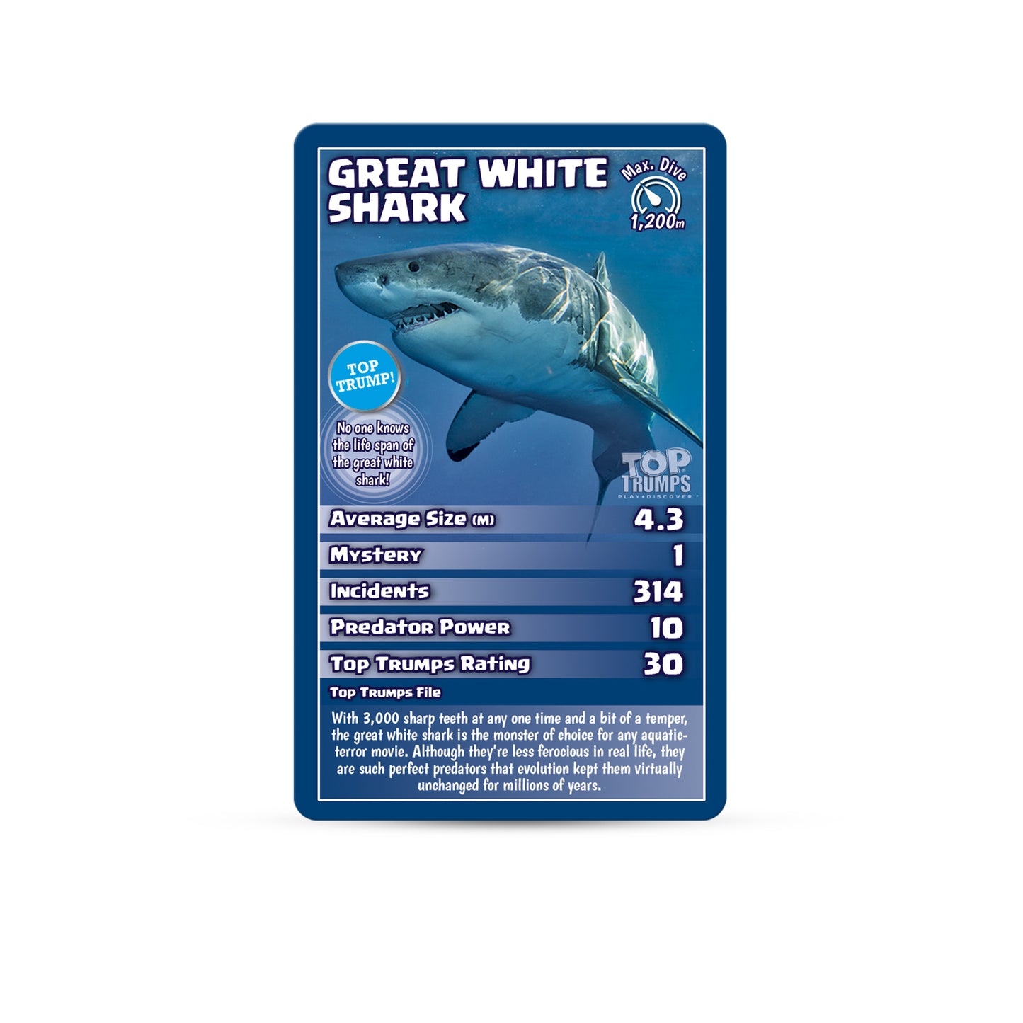 Top Trumps Cards, Sharks