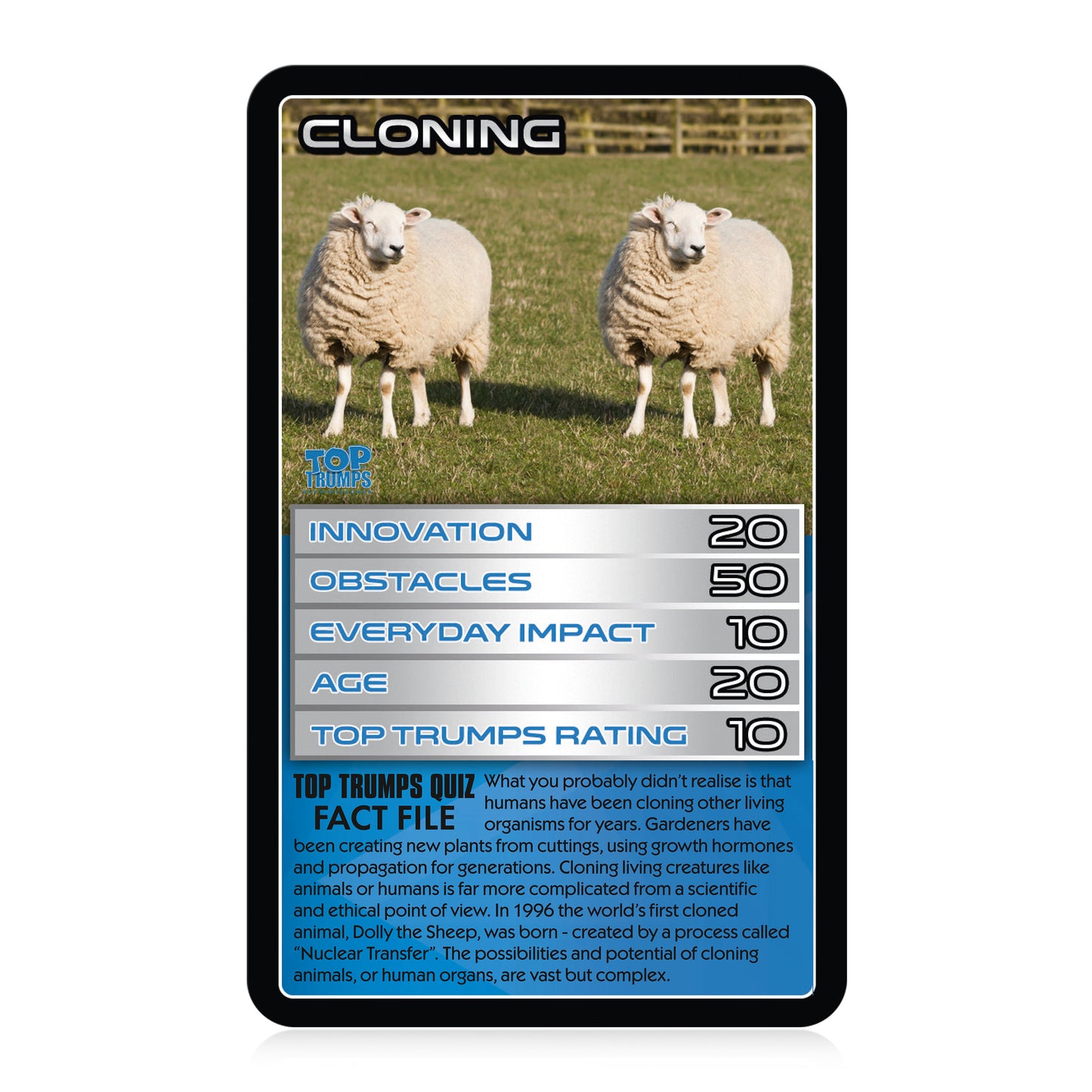 Top Trumps Cards, STEM: Sensational Science