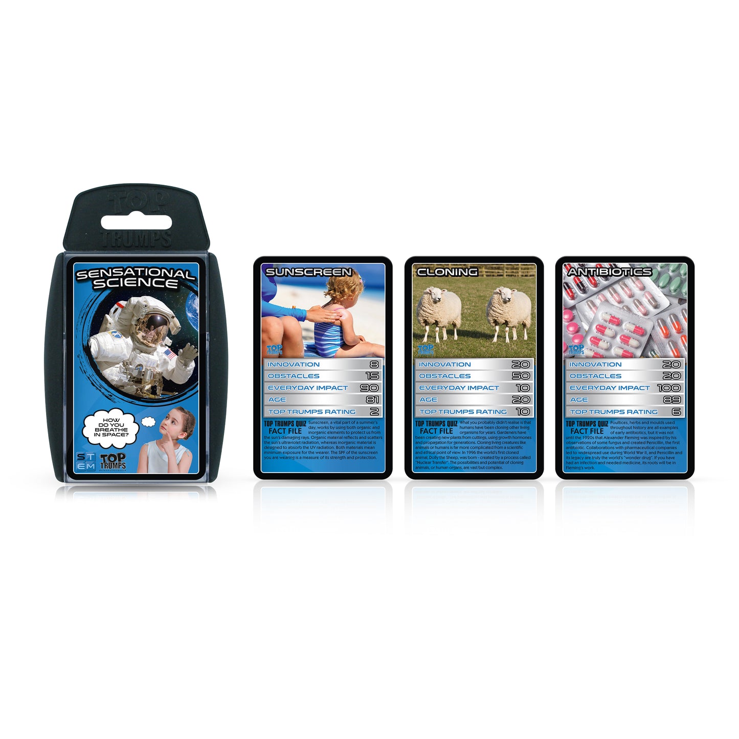 Top Trumps Cards, STEM: Sensational Science