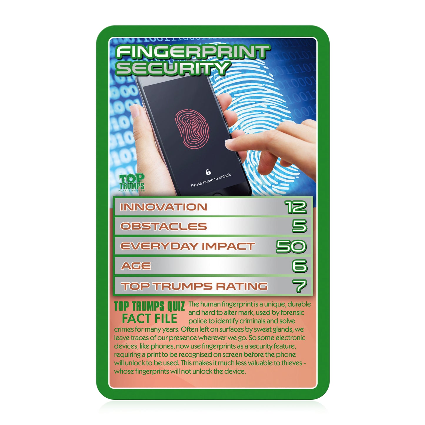Top Trumps Cards, STEM: Terrific Technology