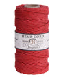 Hemptique Cord Spool #48, Red- 100g