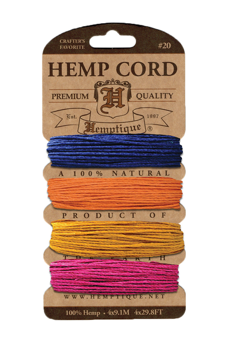 Hemptique Card Cord Set #20, Sedona