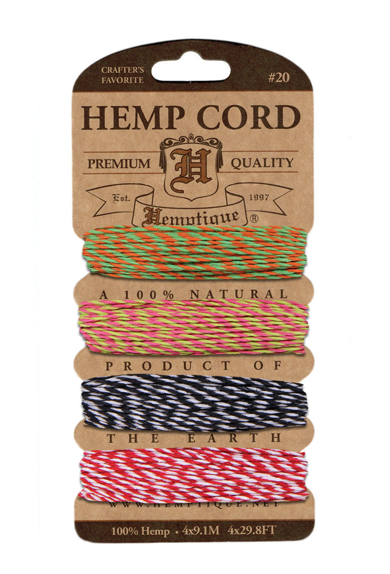Hemptique Card Cord Set #20, Summer Shindig 2
