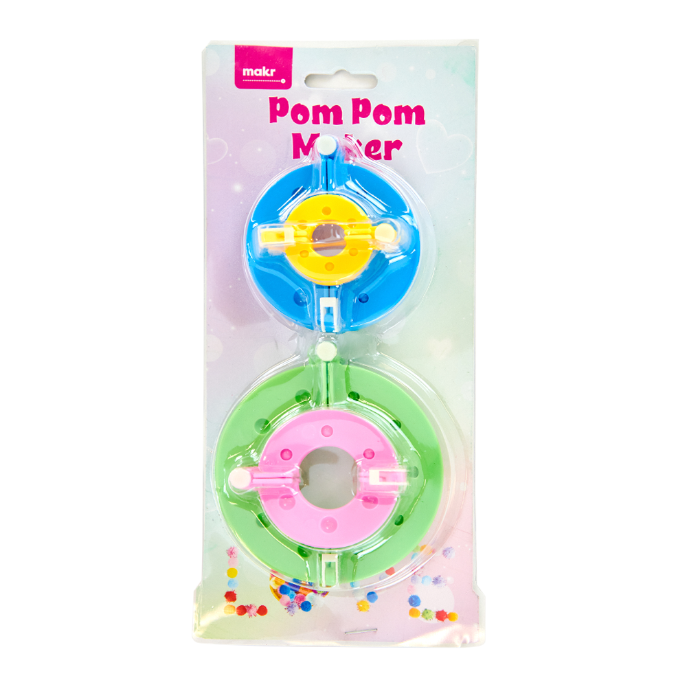 The Clover Pom Pom maker - How to make a pom-pom - Art Beat Box