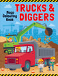 Mega Colouring Book, Trucks & Diggers