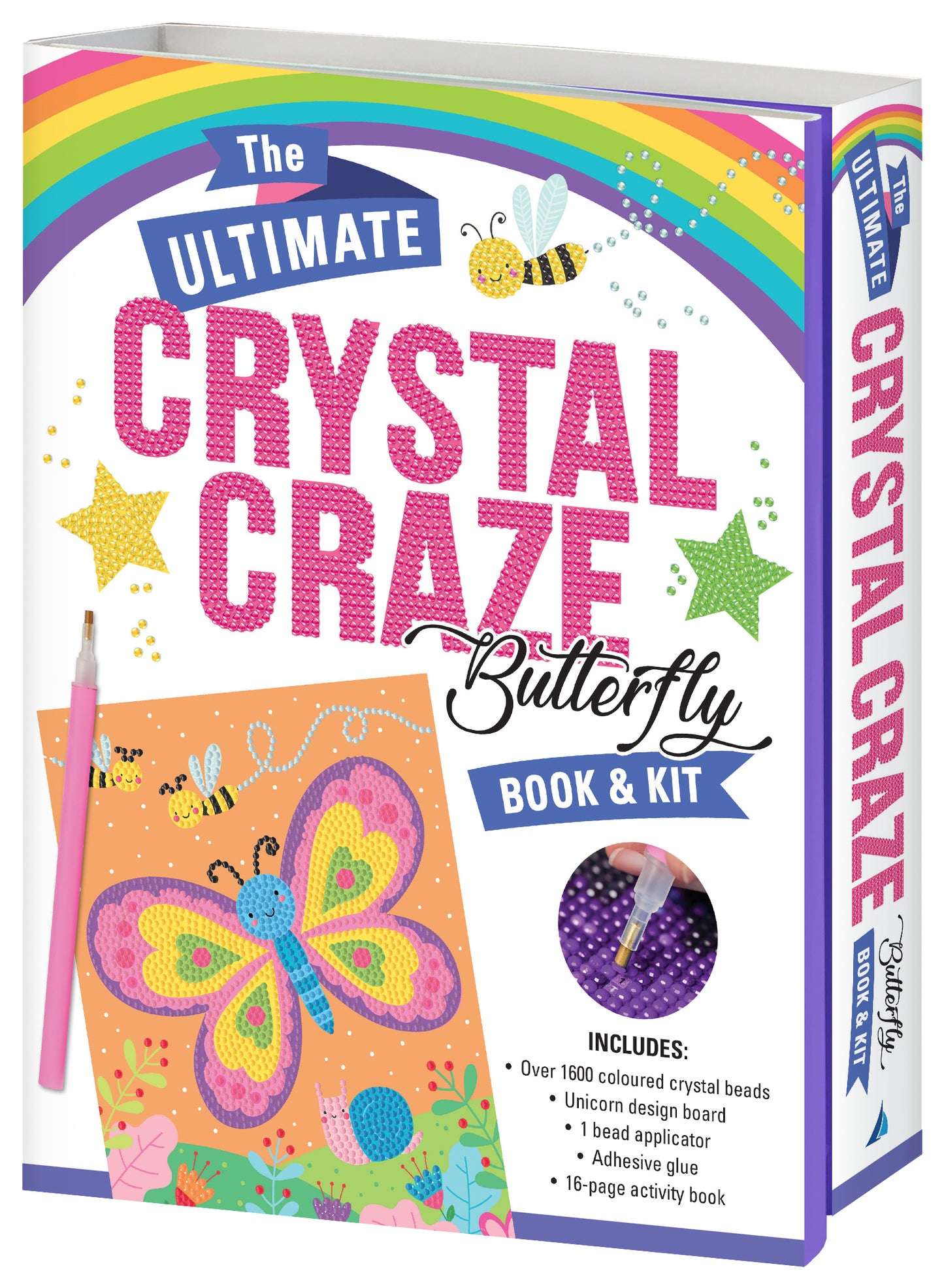 Book & Kit, Crystal Craze Butterfly