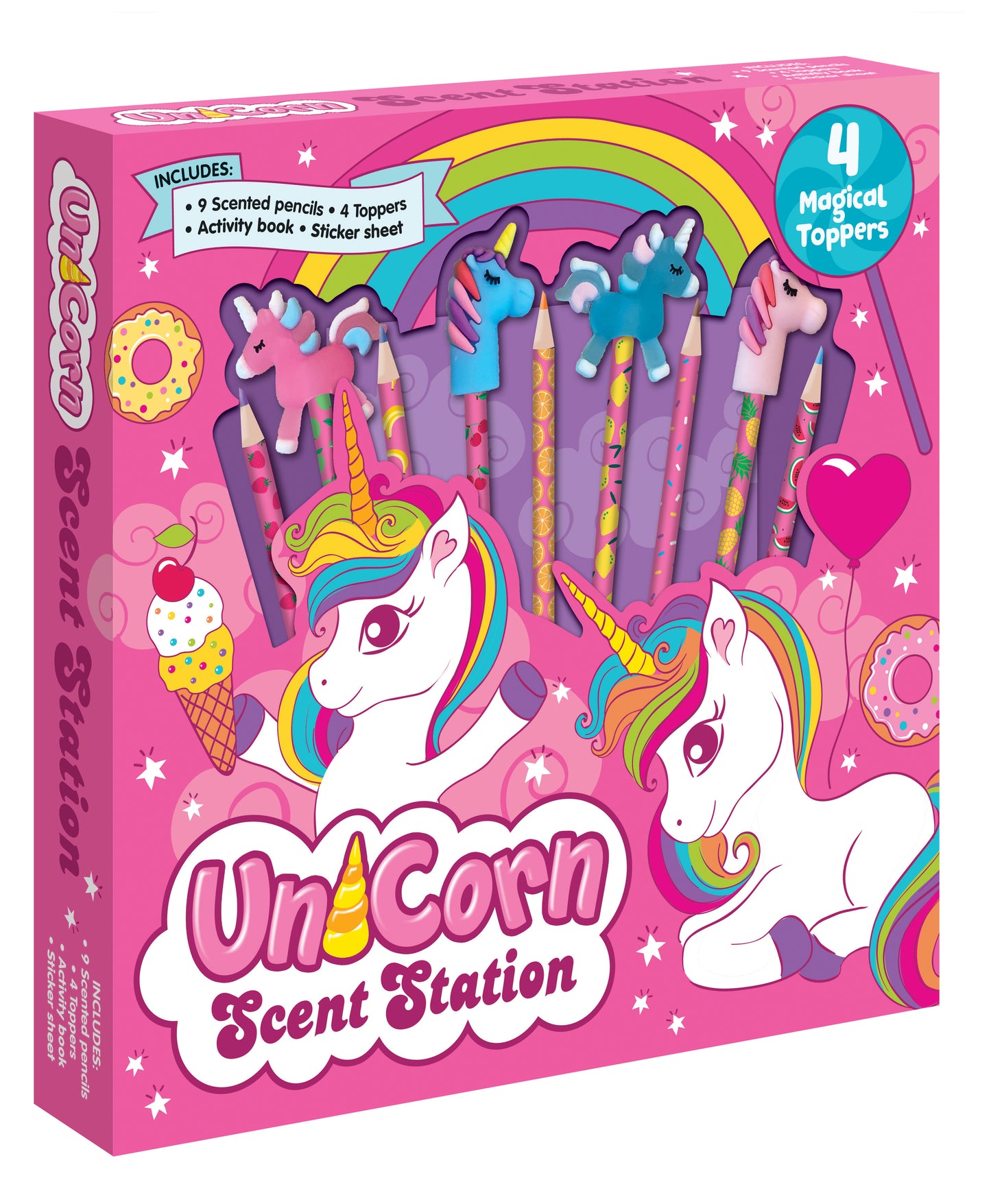 Pencil Toppers, Unicorn Scent Station
