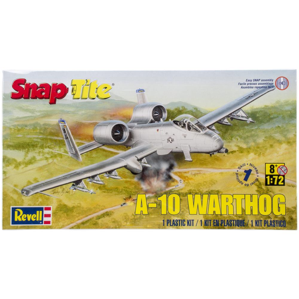 Revell Snaptite A-10 Warthog W/Desktop Stand Model Plane Kit