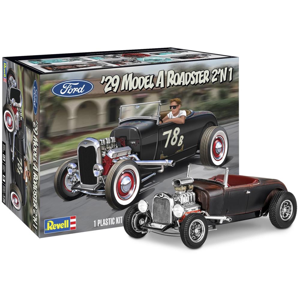 Revell Ford Model A Roadster Model Car Kit 2 In 1 Lincraft