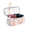 Mayd Knitting Storage Bag, Pink Circles- 38x19x18cm