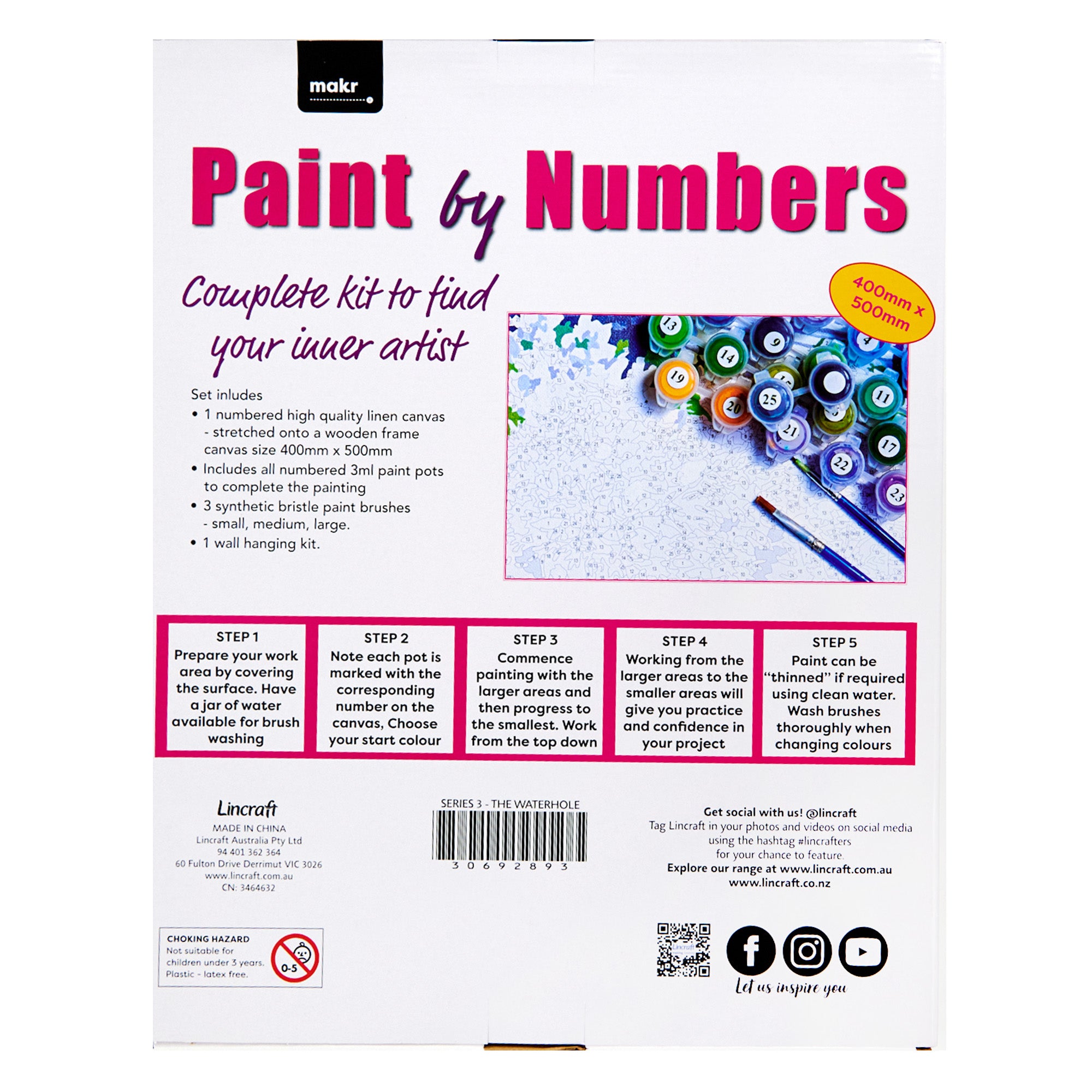 Pistol Gun Paint By Numbers - PBN Canvas