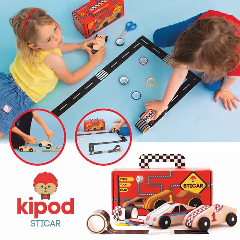 Kipod Wood Sticker Car Kit