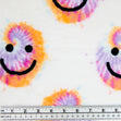 Printed Coral Fleece Fabric, Smiling Face- Width 155cm