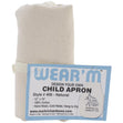 Wear'm Child Apron, Natural- 12x19"