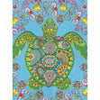 Pencil Works Color By Number Kit, Colorful Turtle- 9x12"