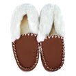 Ladies Winter Cosy Slipper, Brown - Size 9/10