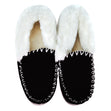 Ladies Winter Cosy Slipper, Black - Size 5/6