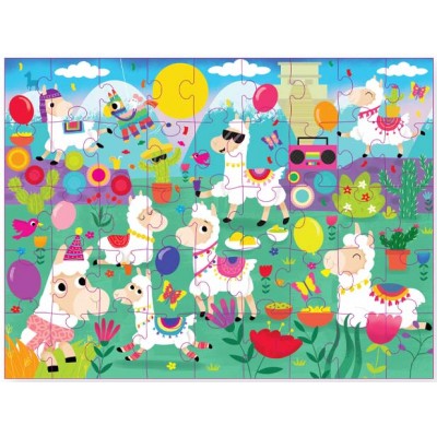 Junior Jigsaw Puzzle, Llama Fiesta