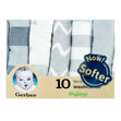 Gerber 10 Terry Washcloths, Grey